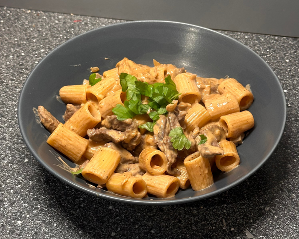 Kremet Biffpasta