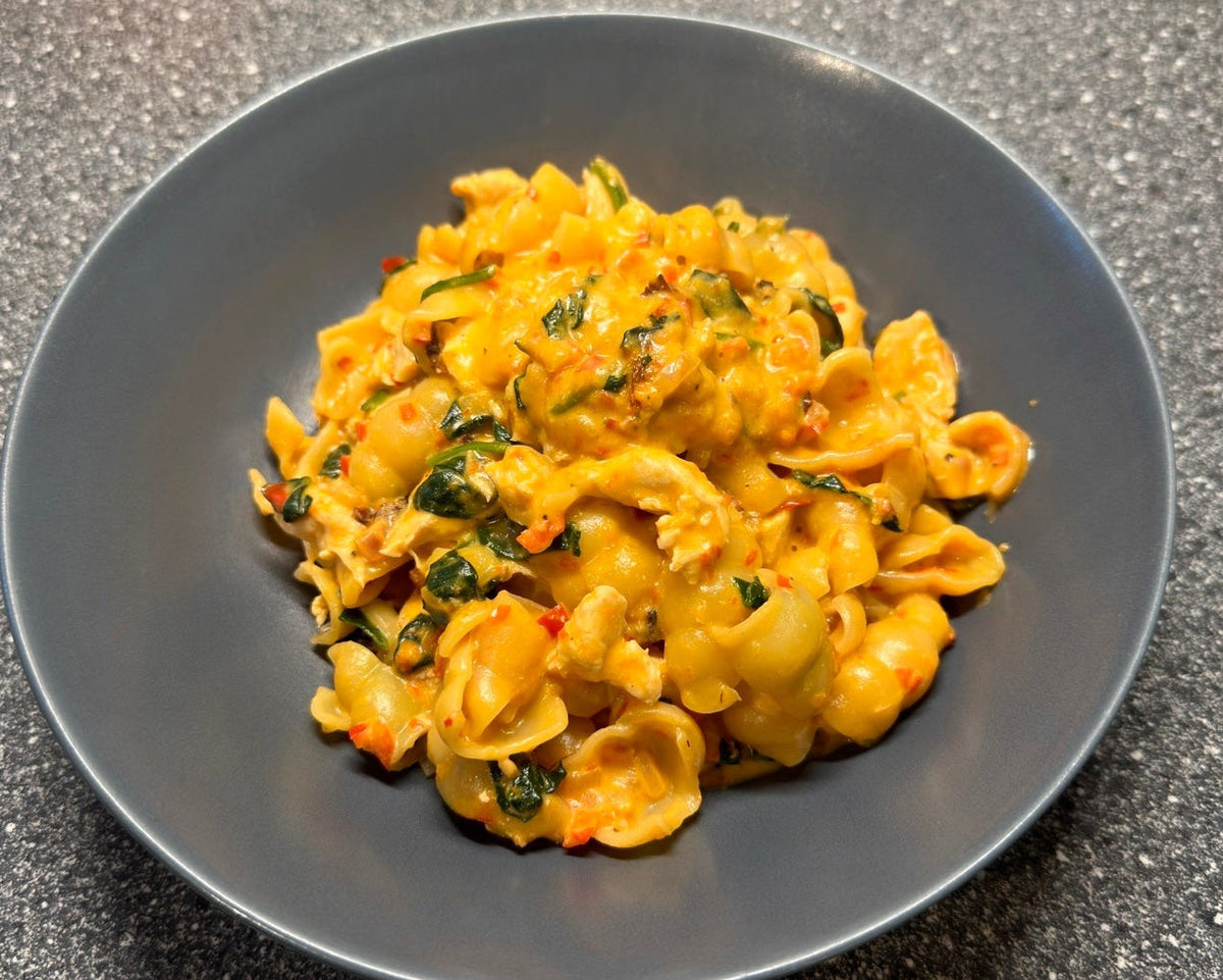 Kremet Pasta med Kylling og Chorizo